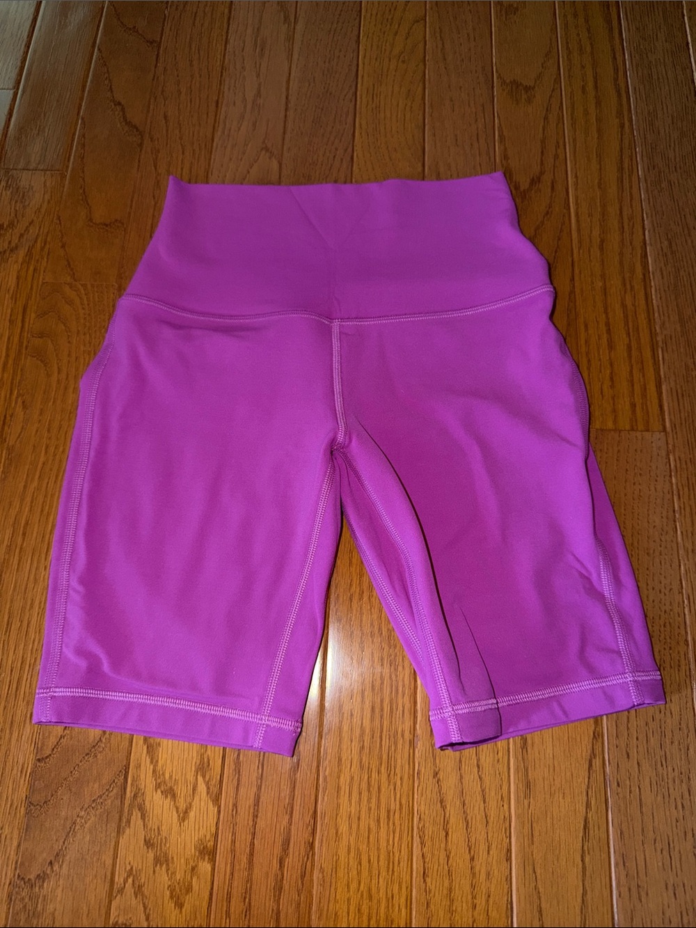 Women's 8 inch Align High-Waist Bike Shorts in Vivid Plum